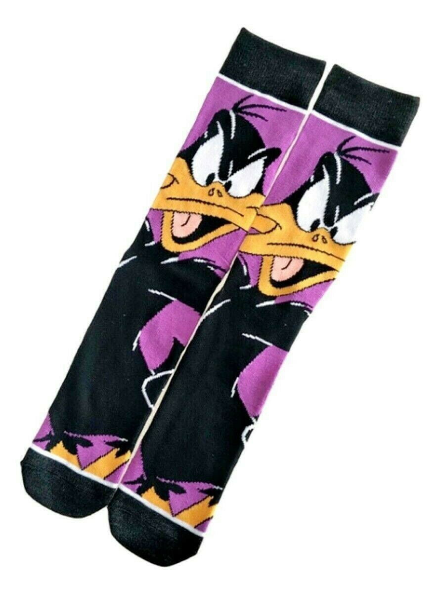 Looney Tunes Daffy Duck Cartoon Character Crew Socks