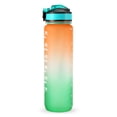 thumbnail image 2 of Botella de agua deportiva de 32 oz con marcador de tiempo sin BPA Labymos  Botella para beber, 2 of 7