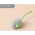 thumbnail image 3 of Plush Cat Toy – 3 Little Mice Set (3 Pack) | Gray, Pink & Yellow | Soft, Small, Eco-Friendly Mice | Hours of Fun for Active Cats, 3 of 7