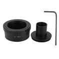 thumbnail image 1 of Filfeel Microscope Eyepiece Adapter, Metal Adapter Ring For 23.2mm T Mount Microscope Eyepiece For M4/3 Mount Mirrorless Camera, 1 of 8