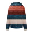thumbnail image 4 of Bovemsi Sweatshirt for Women Oversized Hoodies Striped Plus Size Sweatshirts Long Sleeve Pullover Fall Clothes With Pocket Comfort Hoodie, 4 of 6