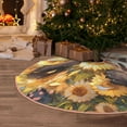 thumbnail image 6 of KLL Cute Panda Sunflower Christmas Tree Skirt 30" ,Party Decorations Farmhouse for Christmas Decorations Holiday Party, 6 of 6