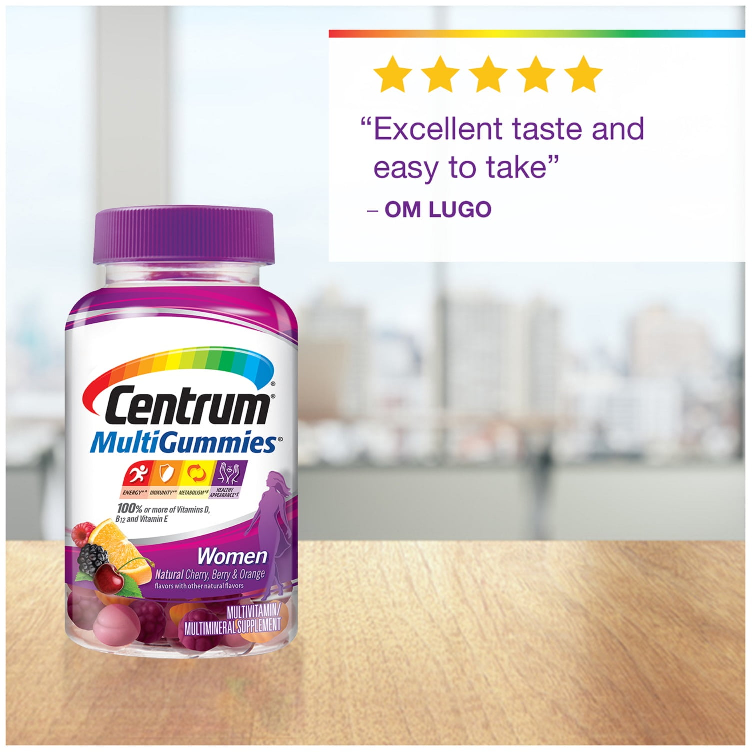 Centrum MultiGummies for Women with Antioxidants, Fruit Flavors, 150 + 14 ct