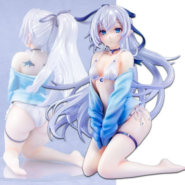 Zone. Toy Waifu figurita Hentai Anime Girl Figure aqua-chan-1/7 modelo coleccionable Anime Toy Sexy Girl Cast Off figurita Fivean unisex