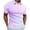 White a4, variant on Zylanna Men's Short Sleeve T-Shirts, Gradient Color Lightweight Turn-down Collar Summer Daily leisure Tops for Men White Size 2XL