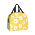 thumbnail image 1 of Bolsa de almuerzo aislante Carati White Aster Daisy Yellow para mujer, 1 of 9