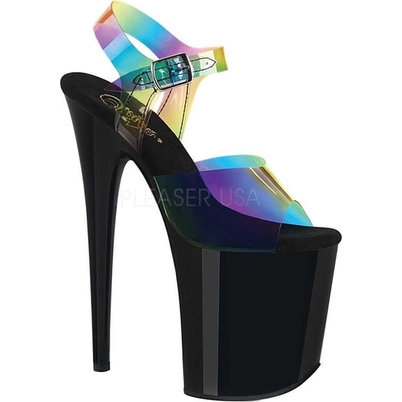 Women's Pleaser Flamingo 808RB Ankle Strap Sandal