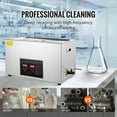 thumbnail image 2 of SKYSHALO Digital Ultrasonic Cleaning Device, Professional Jewelry and Watch Cleaner, Stainless Steel Machine with Heater and Timer for Glasses, Rings, Small Items, and Circuit Boards (30L), 2 of 9