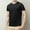 Black(New), variant on PNTUTB Men's Summer Fashion Comfortable Short Sleeve Shirt Solid Color Crew Neck Basic Style Fashion Sports Top