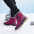 thumbnail image 6 of Winter Snow Ankle Boots Fur Lining Waterproof Outdoor Slip On Booties Sneakers for Women and Men, 6 of 7