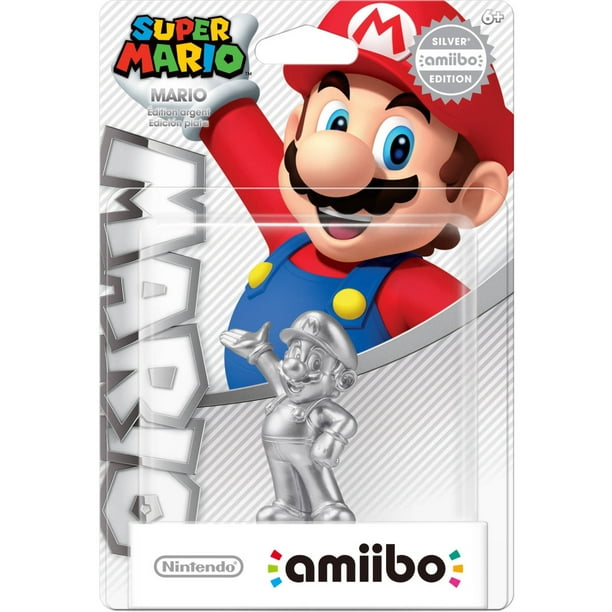 Mario Argent Édition Amiibo - Super Mario Series [Accessoire Nintendo]