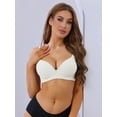 thumbnail image 4 of DARING DIVA Women's Push-Up Minimizers Adjustable Straps Underwired Bra White 36 C, 4 of 6