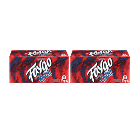 Faygo Cola Soda, 12 fl oz Cans, 16 Pack