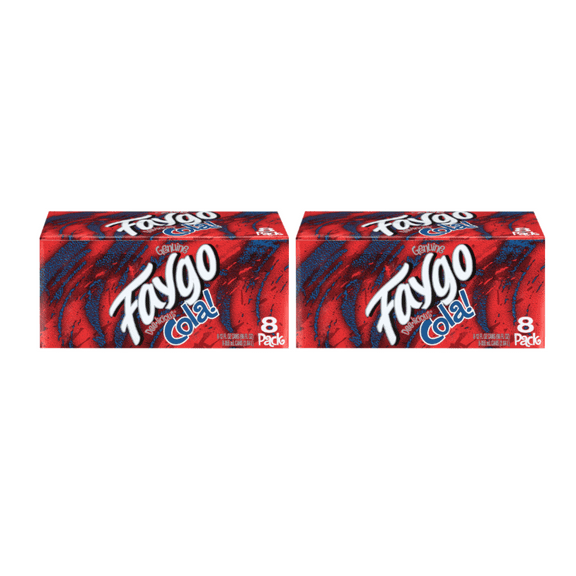 Faygo Cola Soda, 12 fl oz Cans, 16 Pack