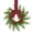 red and black checkered, variant on 1 Pcs Mini Christmas Wreaths for Kitchen Cabinet | 10 Inch Small Wreath, Candle Ring Design, Red Ribbon Simple Style, ideal for Windows, Weddings Table Centerpieces