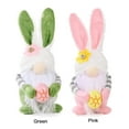 thumbnail image 5 of Yuedong Doll Easter Gnome Handmade Pink Green SwedishTomte Rabbit Plush Toys, 5 of 11