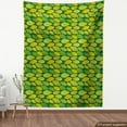 thumbnail image 4 of Ambesonne Floral Fabric by the Yard Upholstery, Leaves in Shades of Green, 5 Yards, Olive Green and Mustard, 4 of 5