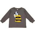 thumbnail image 3 of Inktastic Cute Bee Initial B Boys or Girls Long Sleeve Toddler T-Shirt, 3 of 5
