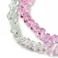 thumbnail image 4 of 10 strand Transparent Glass Bead Strands Segmented Multi-color Beads Triangle Orchid 4.5x4x3.5mm Hole: 1mm 134~137pcs/strand 13.27~13.39''(33.7~34cm), 4 of 4