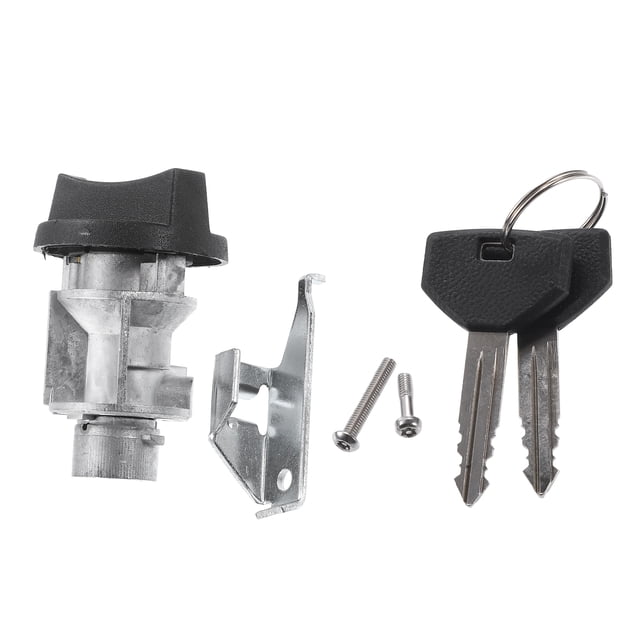 No.4723289/4778122 Cilindro de cerradura de encendido de automóvil con llaves para Dodge Caravan Daytona para Ram / Conjunto de cilindro de cerradura de interruptor de encendido delantero / Durable / 1 juego Unique Bargains cilindros de cerradura de encendido