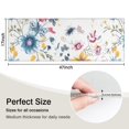 thumbnail image 5 of Pioneer Flower Floral Print Pattern Kitchen Rug Mat,Kitchen Runner Rugs Non Skid Washable,Decorative Kitchen Floor Mats for Kitchen,Sink,Laundry,17"X47", 5 of 5
