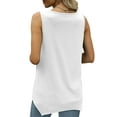 thumbnail image 4 of Fantaslook V Neck Tank Top for Women Casual Flowy Tunic Sleeveless Tops Summer Shirts, 4 of 6