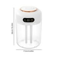 thumbnail image 3 of Humidifiers for Bedroom Portable Humidifiers Portable Desk Humidifier Cool Mist Humidifier Small Humidifier for Home Bedroom Office Plants Twohead Spray Night Function Home Office Desks, 3 of 9
