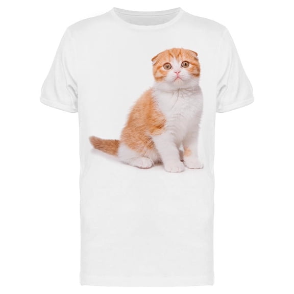 Scottish Fold Kitten W/Sad Look Tee Men's -Image by Shutterstock Men's T-shirt