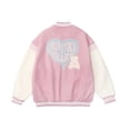 thumbnail image 1 of Chaqueta de Béisbol de Estilo Coreano con Bordado de Ositos, 1 of 1