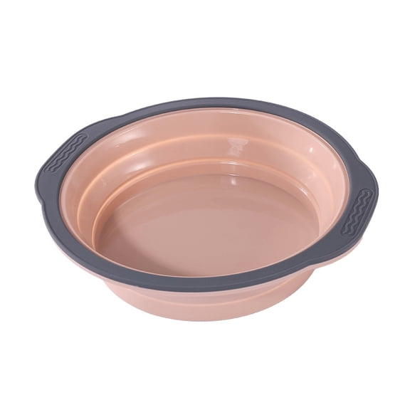 3pcs Silicone Baking Pans Set Teal Set: Round Cake & Pie - Nonstick Flexible Silicone Bakeware, Oven & Microwave Safe