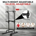 thumbnail image 3 of Power Tower Pull Up Bar and Dip Station Adjustable Height Dip SCarefully Selected Multifunctional Indoor Adult Horizontal Bar Training Pull-Up Rack Fitness Equipment Single And Double Bar Rack Pull-Up, 3 of 7