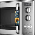 thumbnail image 4 of ZIATUBLES Refrigerator Door Handle Wraps Set of 6 Lightweight Neoprene Kitchen Appliance Decor Replacement Sturdy Handle Covers Fit Fridge Microwave Oven, Sunflower Daisy Butterfly Blue Golden Marble, 4 of 7