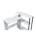 thumbnail image 3 of White L-shaped Office Desk / Aesthetic and Functional Choice, 3 of 4
