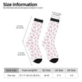 thumbnail image 2 of Gukieu Easter bunny footprint Print Contrast Color Mid-calf Socks, Sweat-wicking Athletic Socks, Unisex Clothing Accessories, 2 of 6