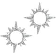 thumbnail image 1 of 2PCS Sun Fake Nipple Rings Non Piercing Fake Nipple Piercing Ring Clear Non Piercing Nipple Rings Fake Nipple Hoop, 1 of 5