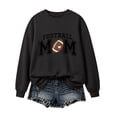 thumbnail image 4 of Football Mom Crewneck Sweatshirt Casual Pullover, 4 of 6