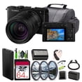 thumbnail image 1 of Panasonic LUMIX S9 Mirrorless Full Frame Compact Camera with 28-200mm L Mount Lens for Content Creators - Black -Bundle with 64GB Memory Card  and More Accessories, 1 of 7