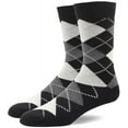 thumbnail image 7 of Classic Dark Stripes for Sizes 10-16 Big & Tall Men's Argyle Sock Pack, 7 of 7