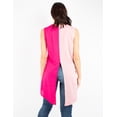thumbnail image 3 of Maxi blusa bicolor con abertura en la espalda, 3 of 5