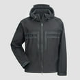 thumbnail image 4 of Mrmaere Men's Hooded Jacket Pocket Functional Fabric Outerwear for Outdoor & Operational Black L, 4 of 7