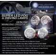 thumbnail image 2 of For 2005 2006 2007 2008 2009 2010 2011 Nissan Pathfinder LED Fog Lamps Driving Lights Foglamps Foglights, 2 of 3