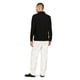 thumbnail image 3 of Polo Tommy Hilfiger de manga larga, corte regular, negro para hombre, 3 of 5