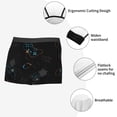 thumbnail image 5 of Wukai Game Time Print Men’s Underwear Breathable Boxer Briefs,&nbsp;Moisture Wicking & Breathable-Small, 5 of 7