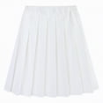 thumbnail image 4 of TAmten Girls Knee Length Skirts 2-17T | A-Line Uniform Skirts with Undershorts High Waist |Casual Stretchy Skirts Soft Skorts Fashion Clothes for Back to School|White 4-5 Years, 4 of 4