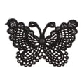 thumbnail image 3 of 5 uds mariposa coser en apliques insignia vestido busto brilnte Negro Zulema parches de encaje, 3 of 6