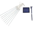 thumbnail image 1 of Guirnalda de luces LED de lluvia de meteoritos, 8 tubos de 30 cm, ideal para decoración navideña, jardín y fiestas, resistente al agua (blanco), 1 of 4