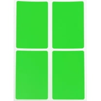Royal Green Rectangle Permanent Adhesive Neon Sticker Labels, 200 Count