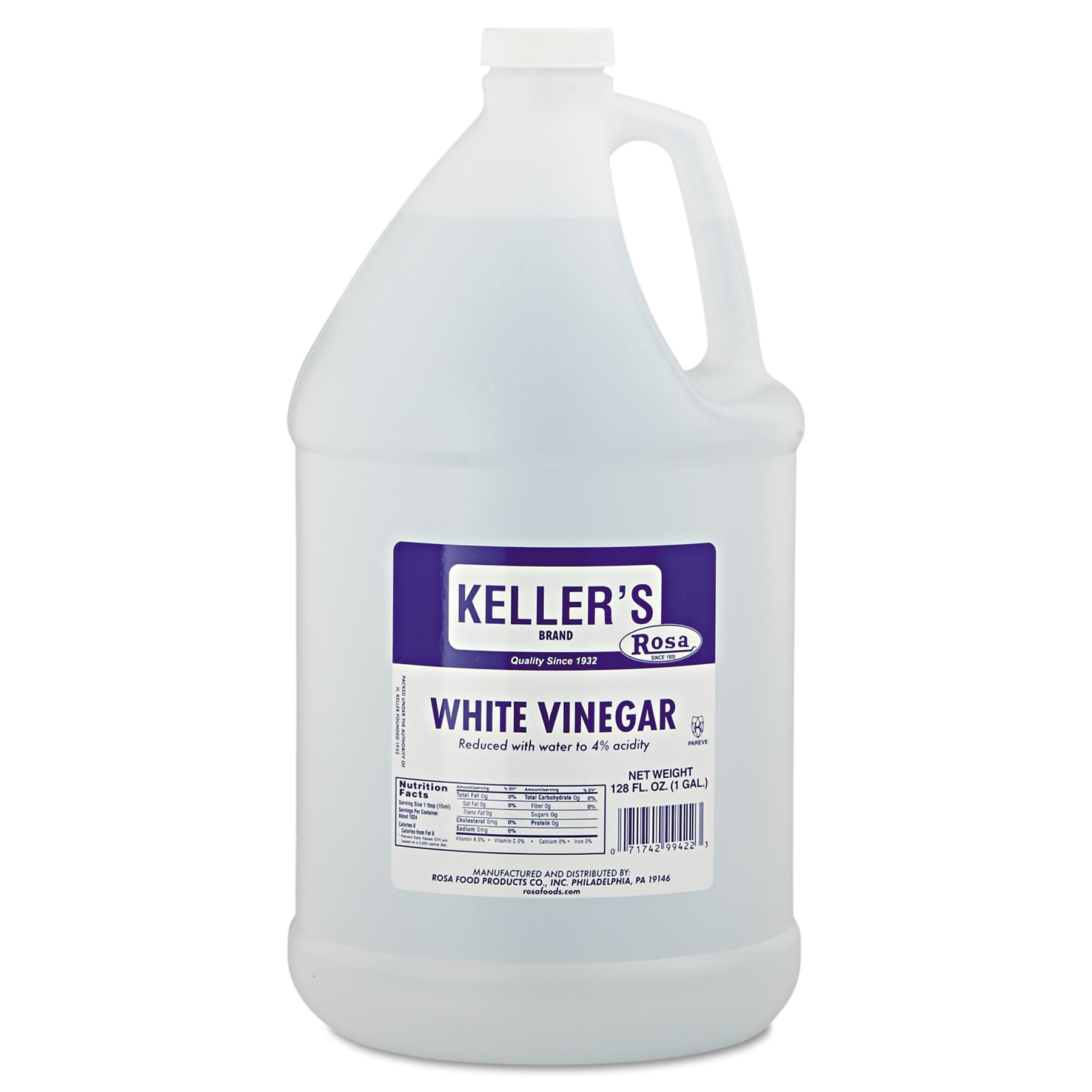 Rosa Marca Brand White Vinegar, 4, 128oz, 4/Carton
