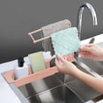 thumbnail image 3 of Telescopic Storage Rack for Kitchen - Versatile Dishwashing and Vegetable Filter System, 3 of 5