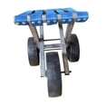 thumbnail image 3 of Taburete de jardín, asiento de trabajo con ruedas, fácil de transportar, taburete de trabajo agrícola resistente, taburete portátil para plantar,, 3 of 9